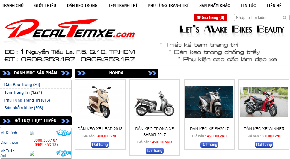 dán xe máy sài gòn dán keo xe tại tp hcm