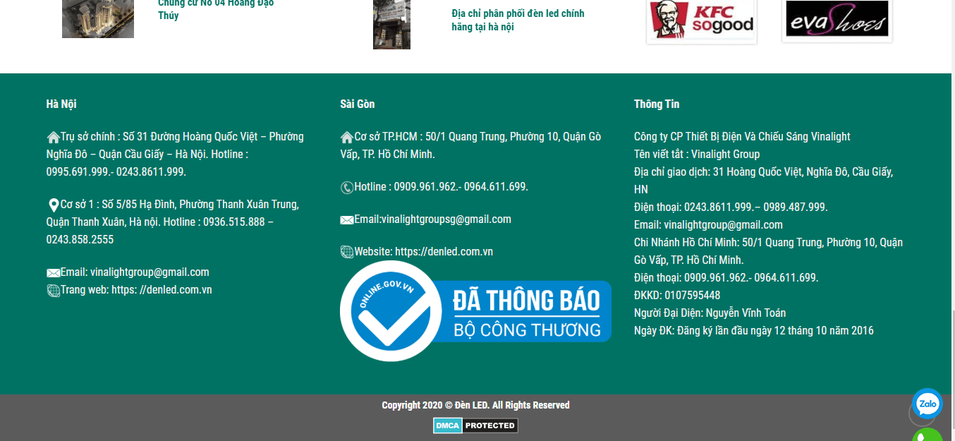 đèn led sài gòn
