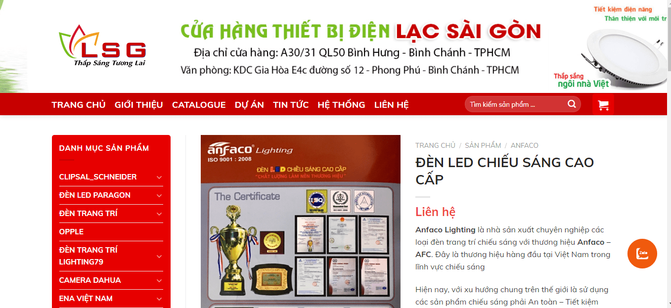 đèn led sài gòn