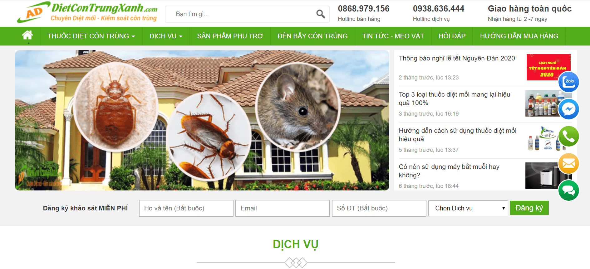 diệt chuột Hà Nội