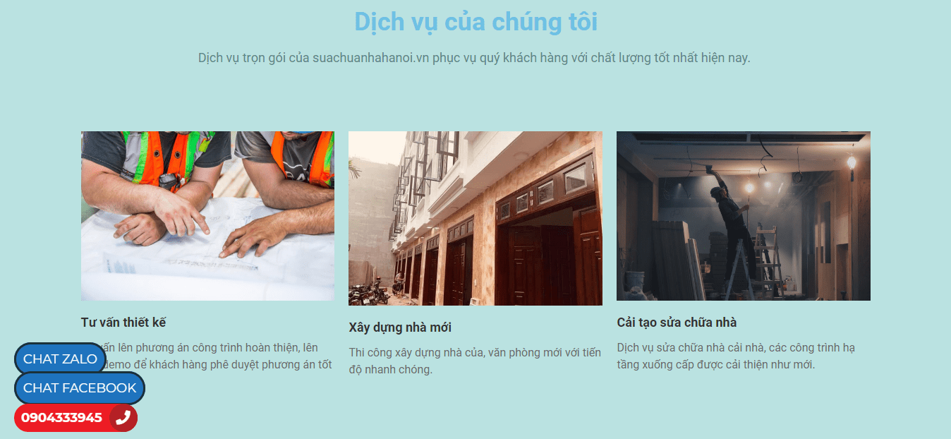 cải tạo ngôi nhà ở thủ đô