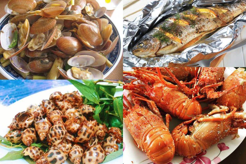 hải sản Quy Nhơn địa điểm ăn hải sản ngon ở Quy Nhơn