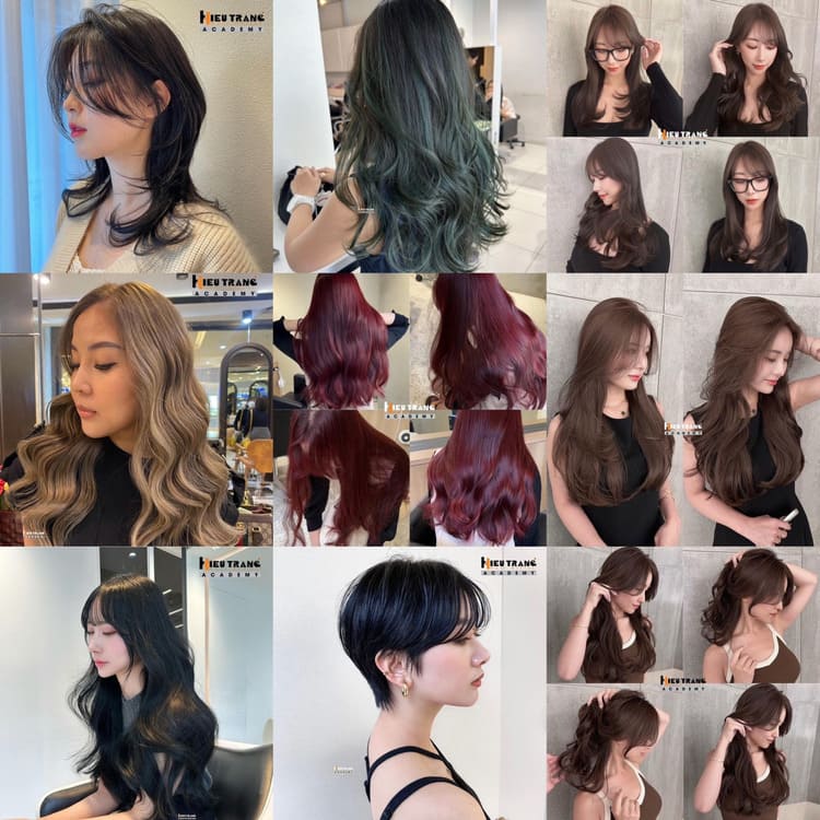 salon tóc sài gòn Salon Hiếu Trang
