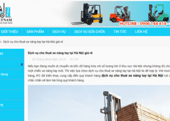 thuê xe nâng Hà Nội