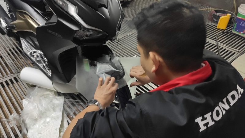 dán xe máy Hải Phòng chất lượng