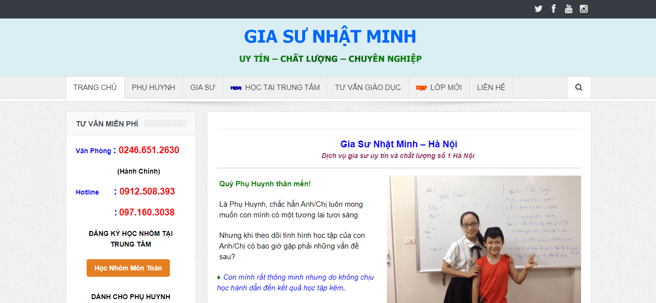 trung tâm gia sư tại hà nội trung tâm dạy kèm tại thủ đô