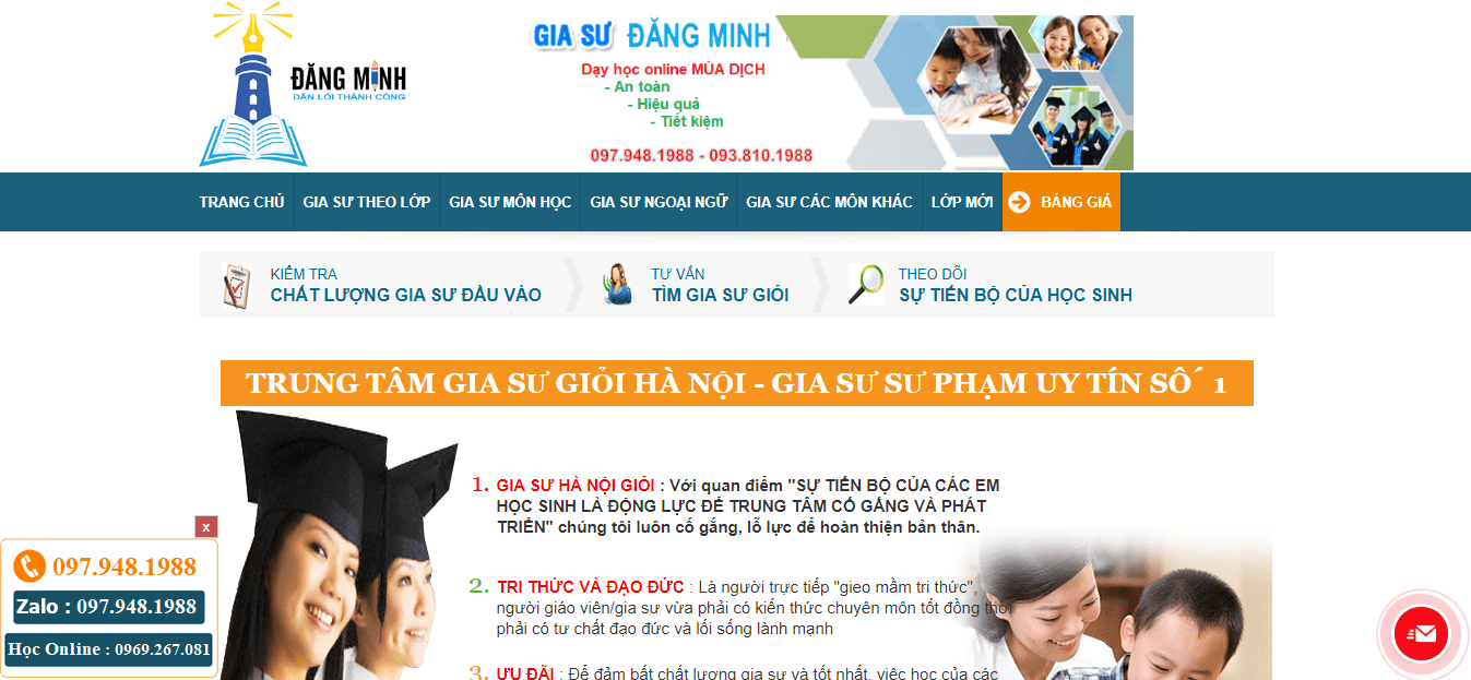 trung tâm gia sư tại hà Nội trung tâm dạy kèm tại thủ đô