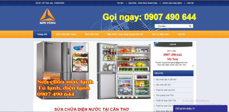 điện nước sơn tùng