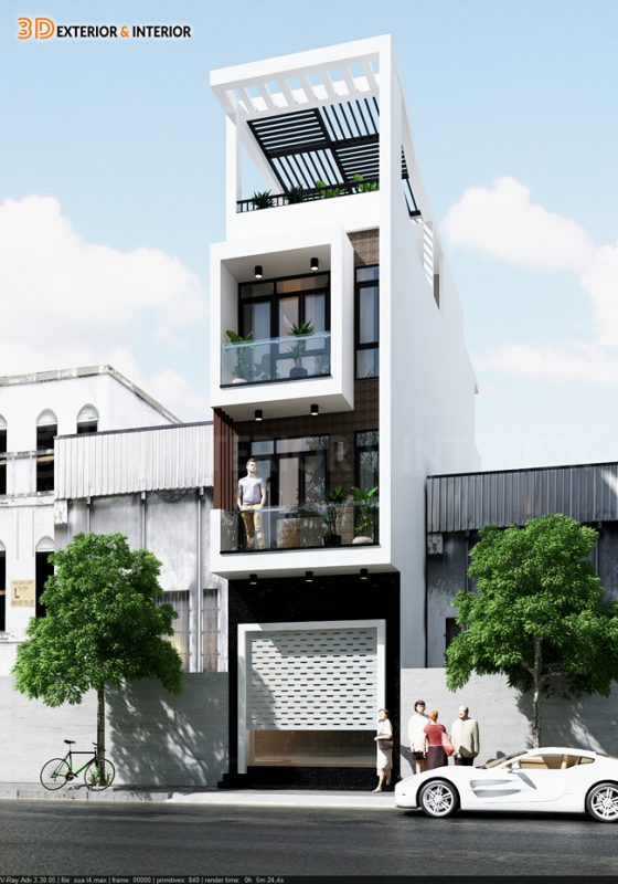 Thiết kế nhà Hải Phòng 3D Exterior&Interior - Hải Phòng