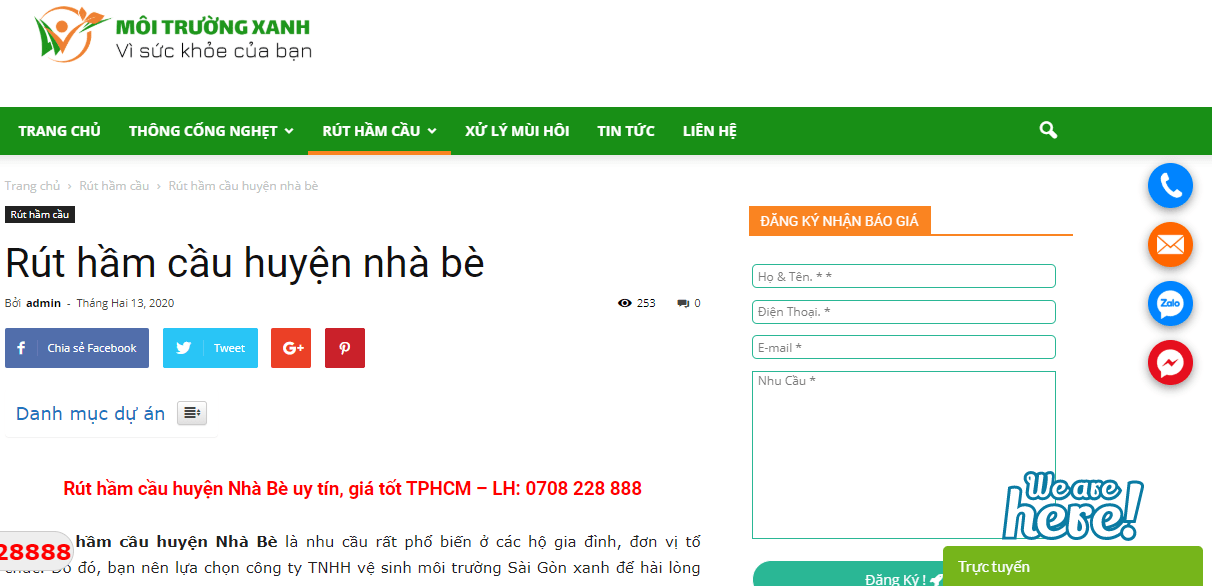 rút hầm cầu nhà bè rút hầm cầu nhà bè