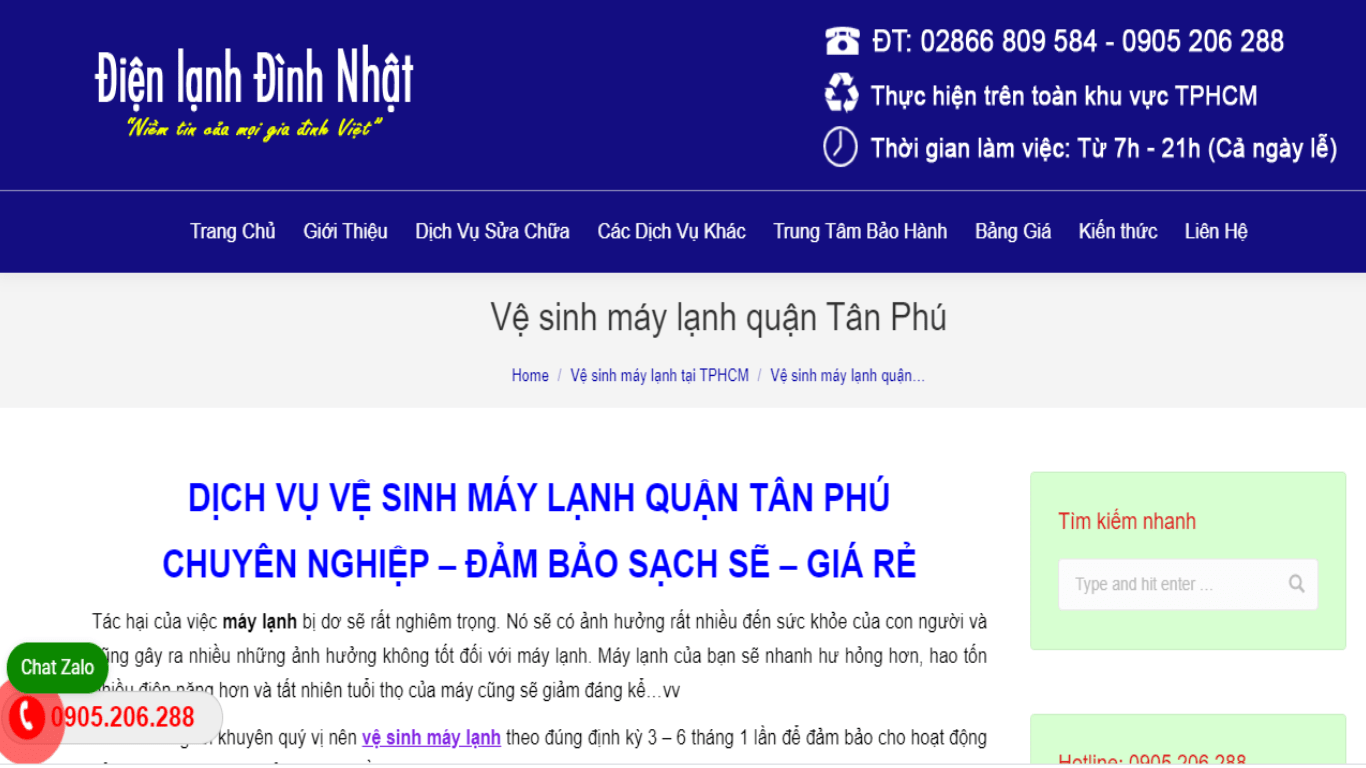 vệ sinh máy lạnh quận tân phú vệ sinh máy lạnh quận tân phú