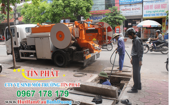 hút hầm cầu bình dương thông cống bình dương