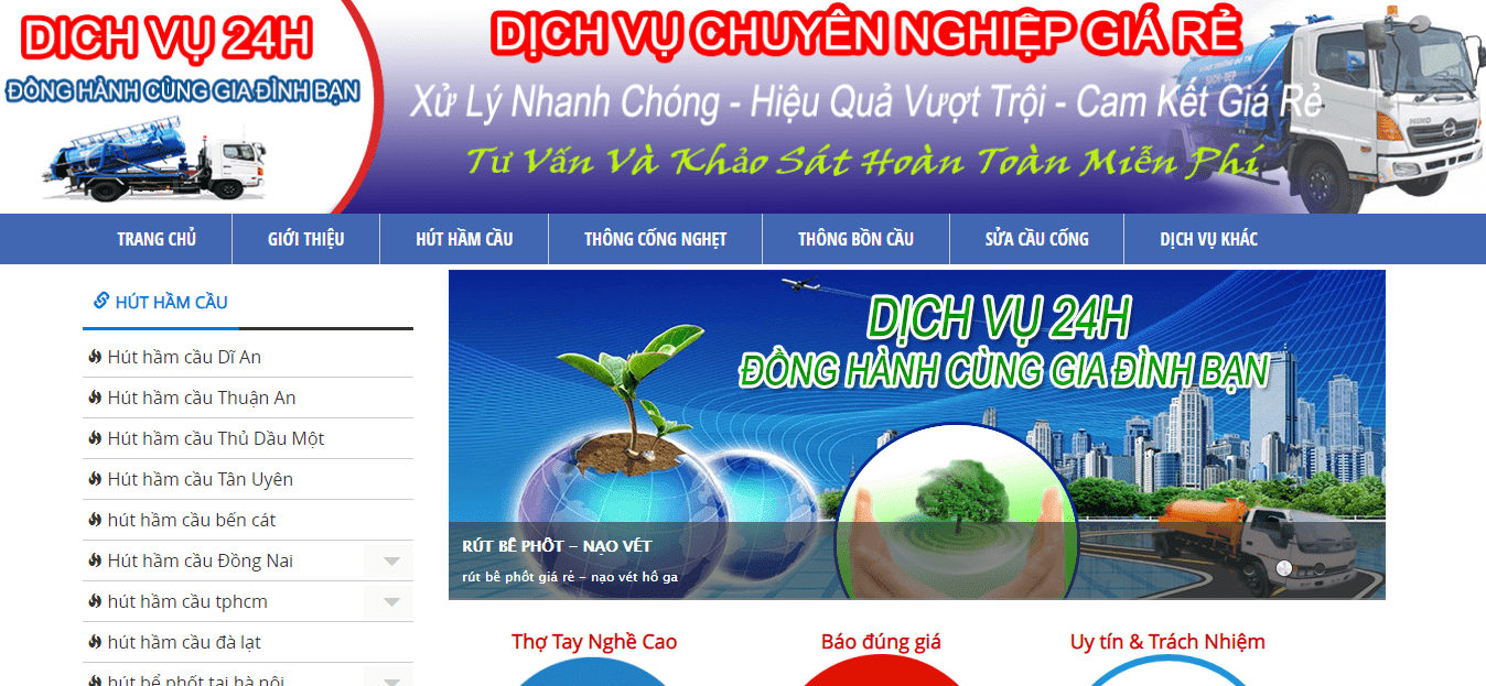 hút hầm cầu bình dương hút hầm cầu bình dương