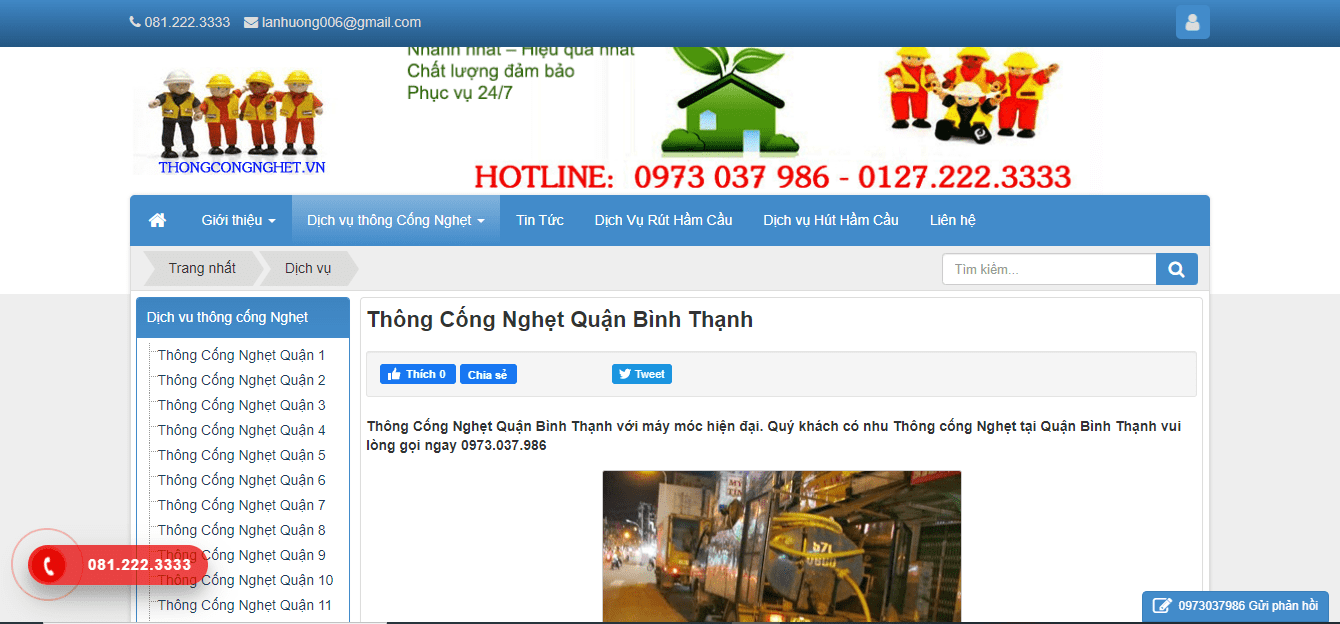 thông cống nghẹt quận bình thạnh thông cống nghẹt quận bình thạnh