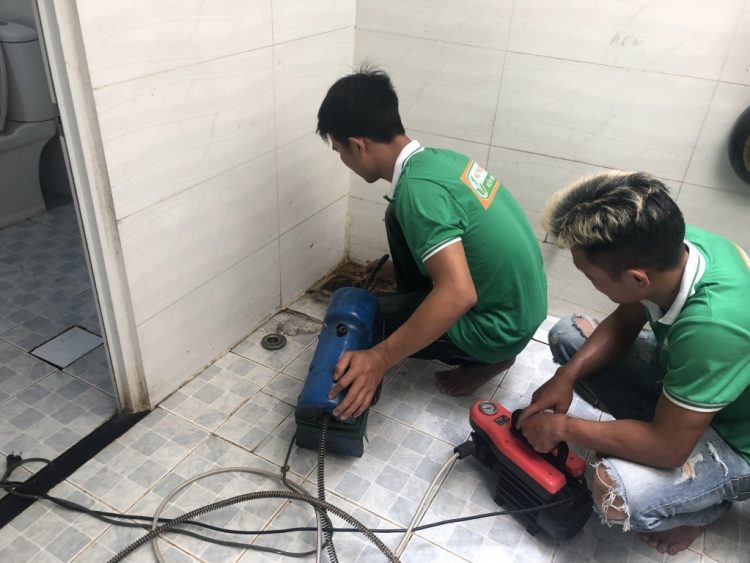 thông tắc cống tại quận Đống Đa