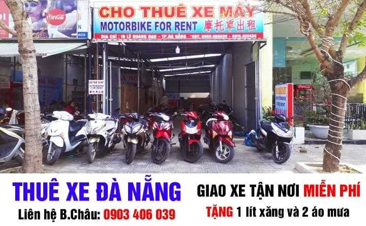 dịch vụ thuê xe máy đà nẵng