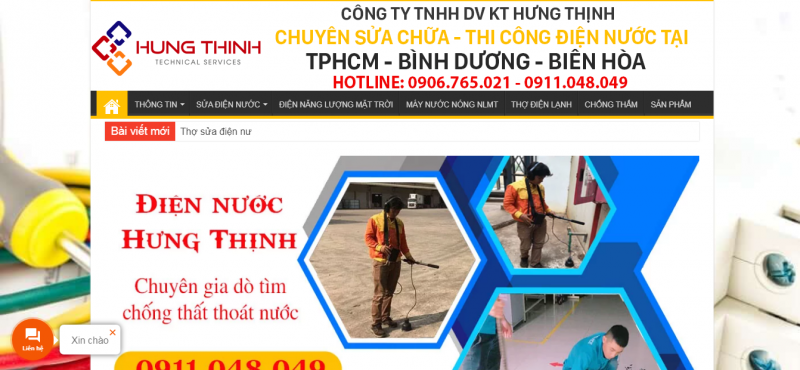 sửa chữa điện nước Biên Hòa Hưng Thịnh