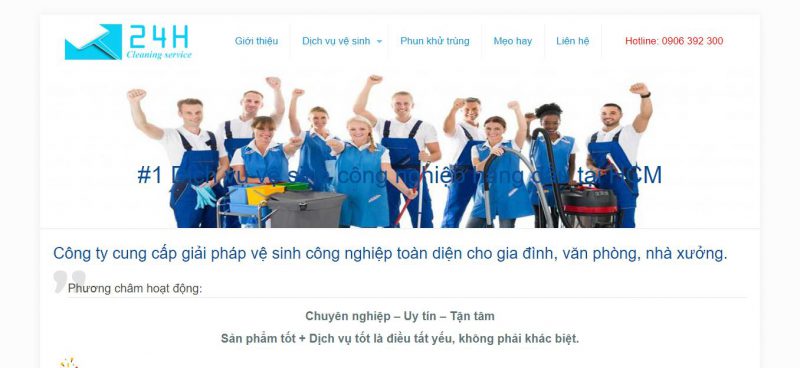 vệ sinh công nghiệp Tiền Giang 24h