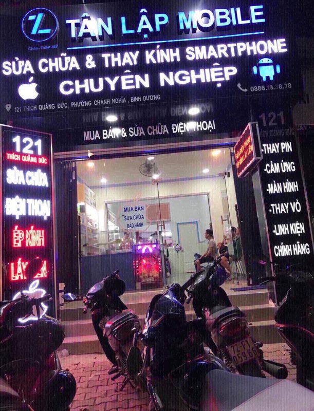 sửa điện thoại Bình Dương