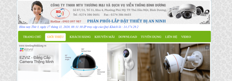 lắp đặt máy chiếu bình dương