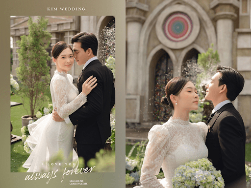 tiệm áo cưới ở Bình Dương KIM Wedding