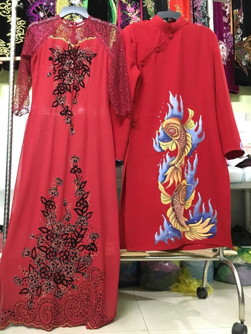tiệm may áo dài đẹp ở Biên Hòa Áo Dài May Sẵn Nguyễn Hùng