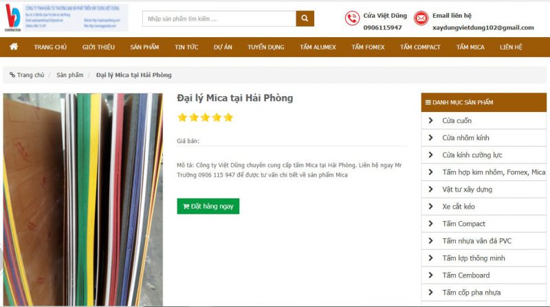 mica Hải Phòng mica Hải Phòng