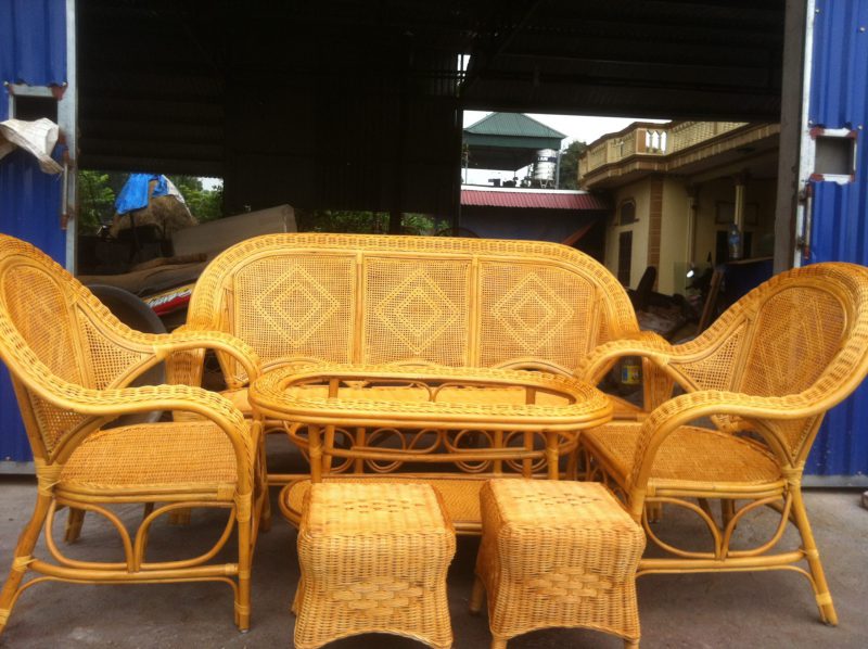 bàn ghế mây tre Hà Nội