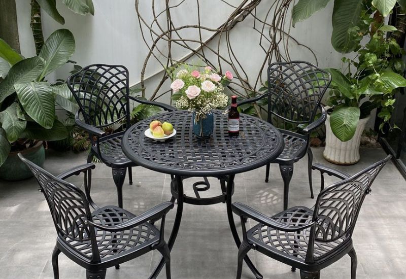 bàn ghế ngoài trời Hà Nội