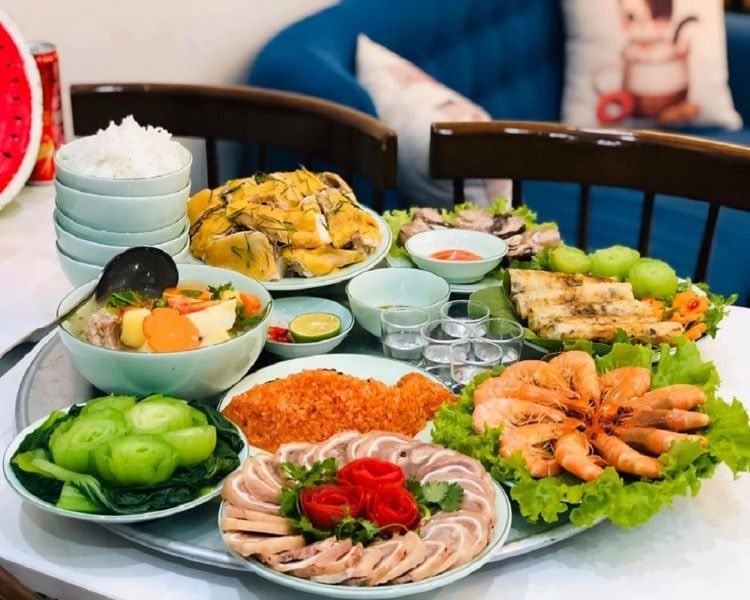 đặt cỗ tại nhà ở Hà Nội