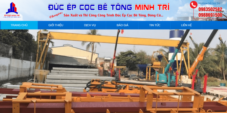 ép cọc bê tông Biên Hòa