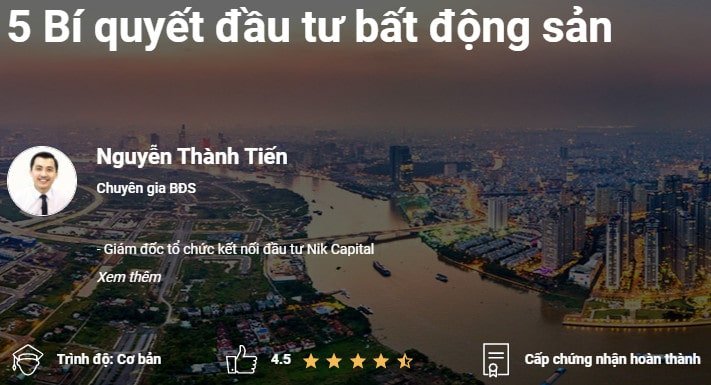 khóa học kinh doanh bất động sản online khóa học kinh doanh bất động sản online