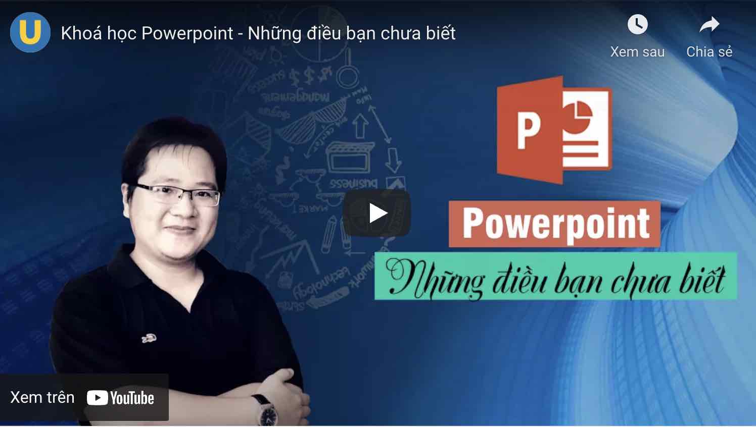 khóa học thiết kế trình chiếu powerpoint online học trình chiếu