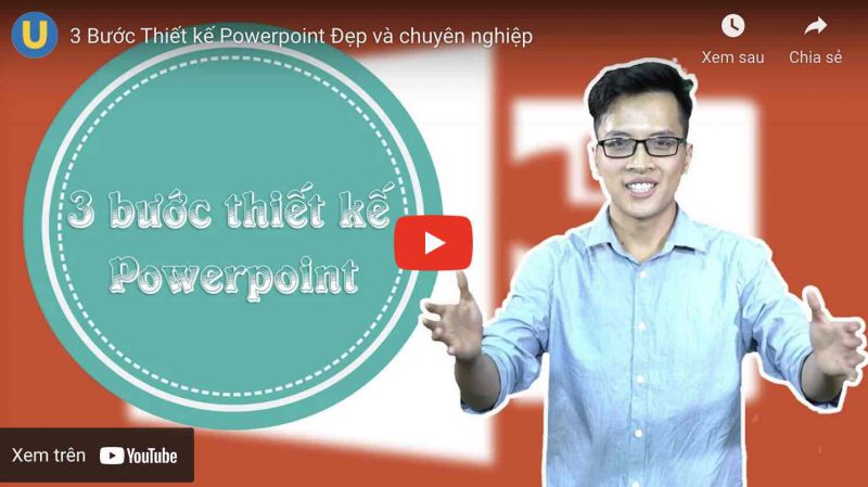 khóa học thiết kế trình chiếu powerpoint online trình chiếu