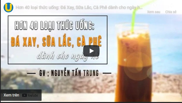 khoá học kinh doanh cà phê online