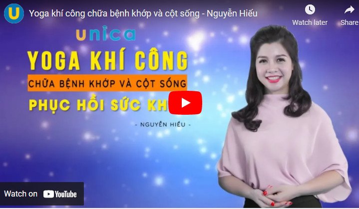 khóa học yoga chữa bệnh cột sống Lớp học yoga trị liệu