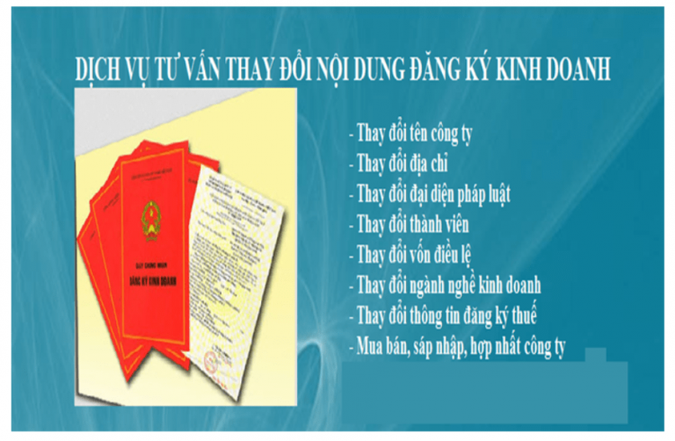 dịch vụ thay đổi giấy phép kinh doanh TPHCM Song Kim