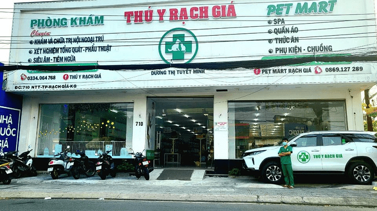 bệnh viện thú y Rạch Giá Phòng Khám Thú Y Rạch Giá
