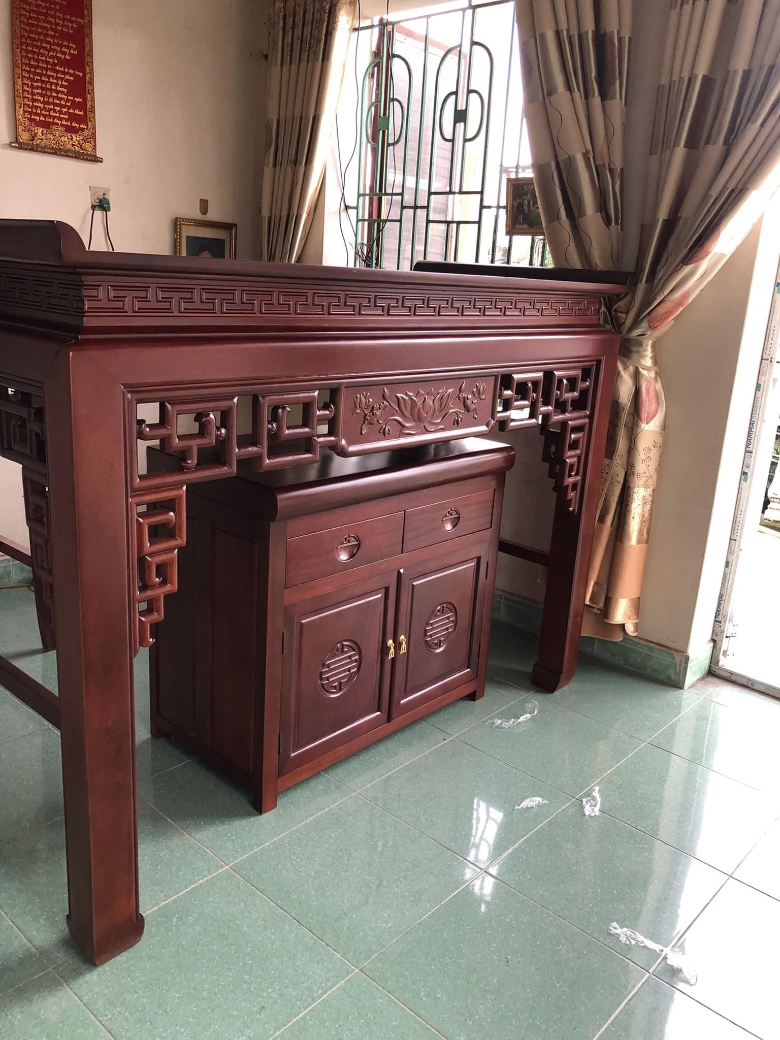 bàn thờ gỗ thái nguyên