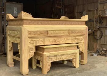 bàn thờ gỗ thái nguyên