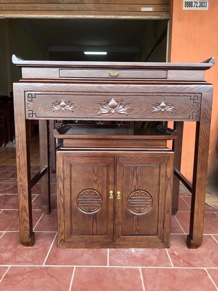 bàn thờ gỗ thái nguyên