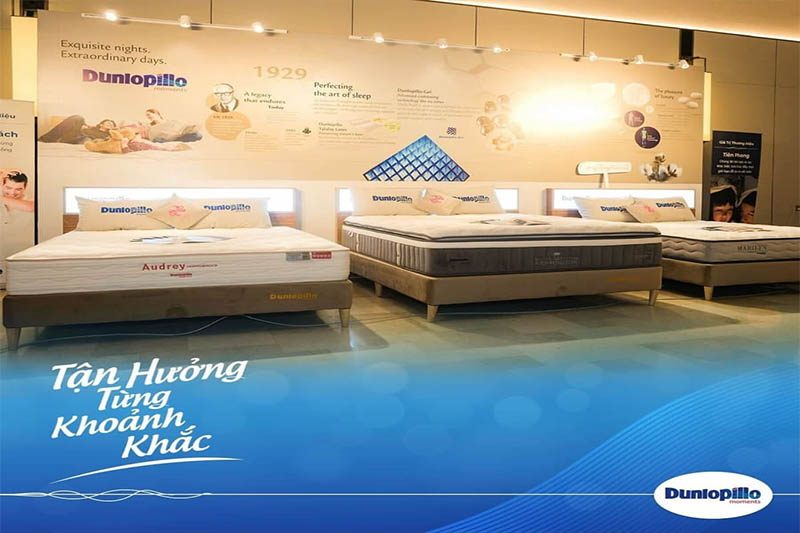 đại lý chăn ga gối đệm Dunlipillo