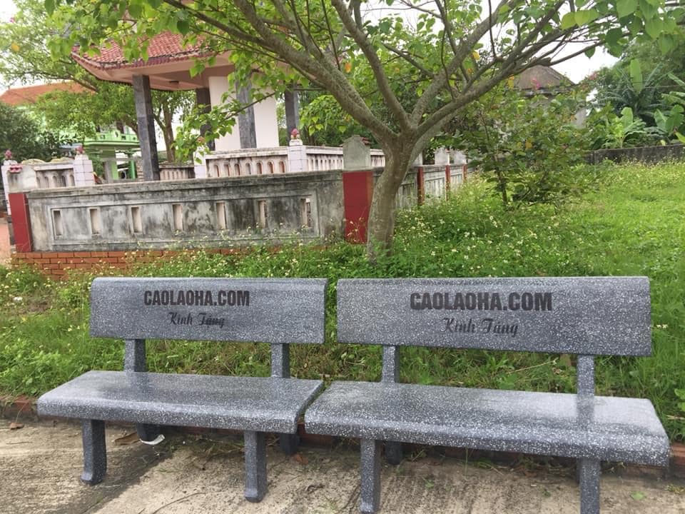 ghế đá công viên nam định Trường An