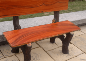 ghế đá giả gỗ