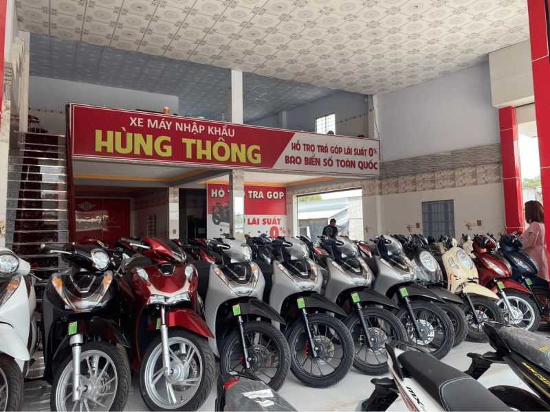 mua xe cũ trả góp tây ninh Hùng Thông