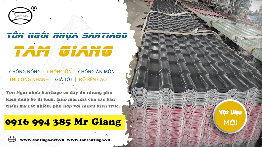 Tôn Ngói Nhựa Santiago Phú Tân - Tam Giang