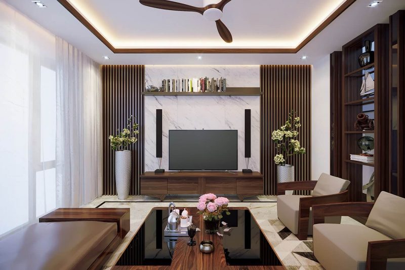 nội thất phòng khách Thái Nguyên