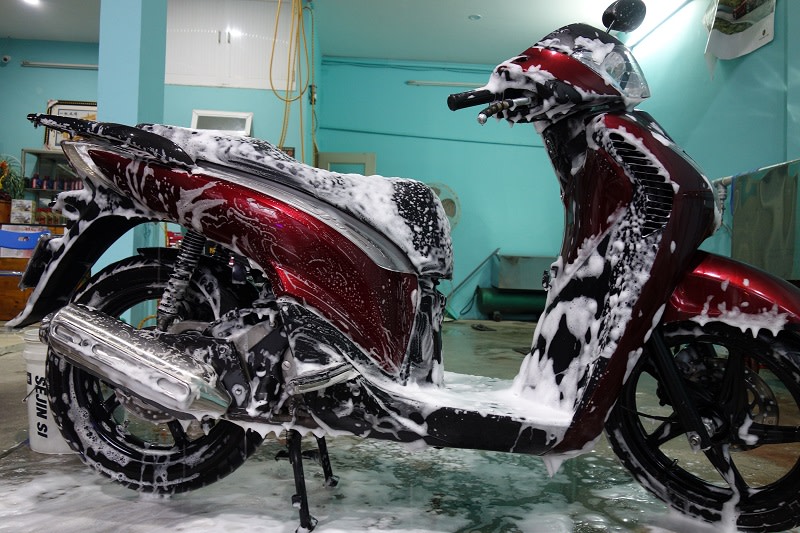 rửa xe máy Đà Lạt Tiệm Rửa Xe Đăng Tiến
