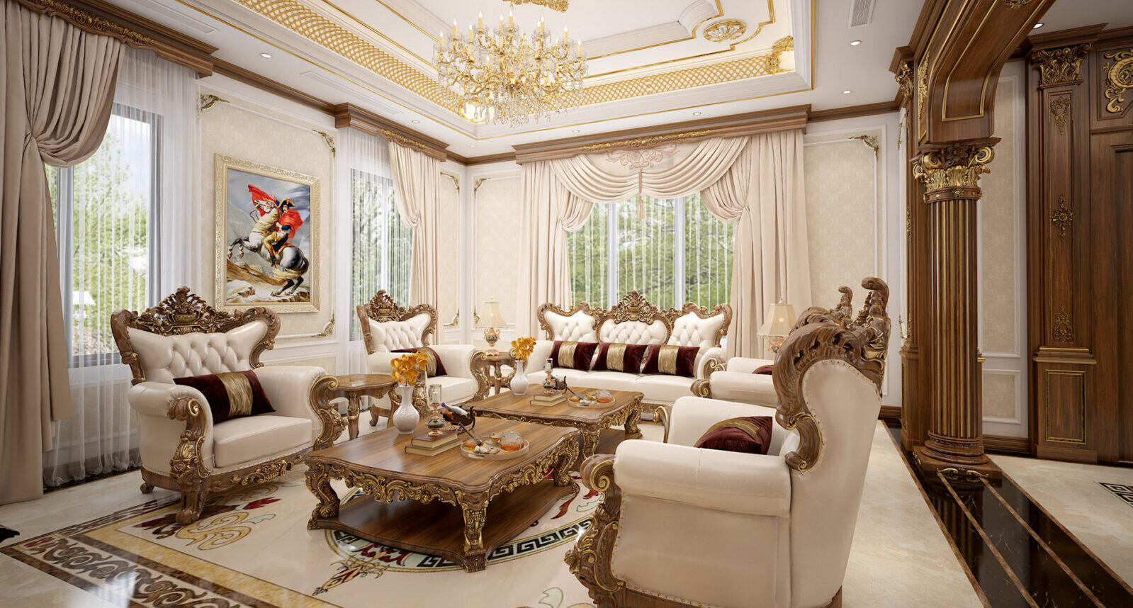 thi công nội thất trọn gói Hưng Yên