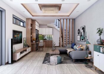 thiết kế nội thất nhà ống hòa bình